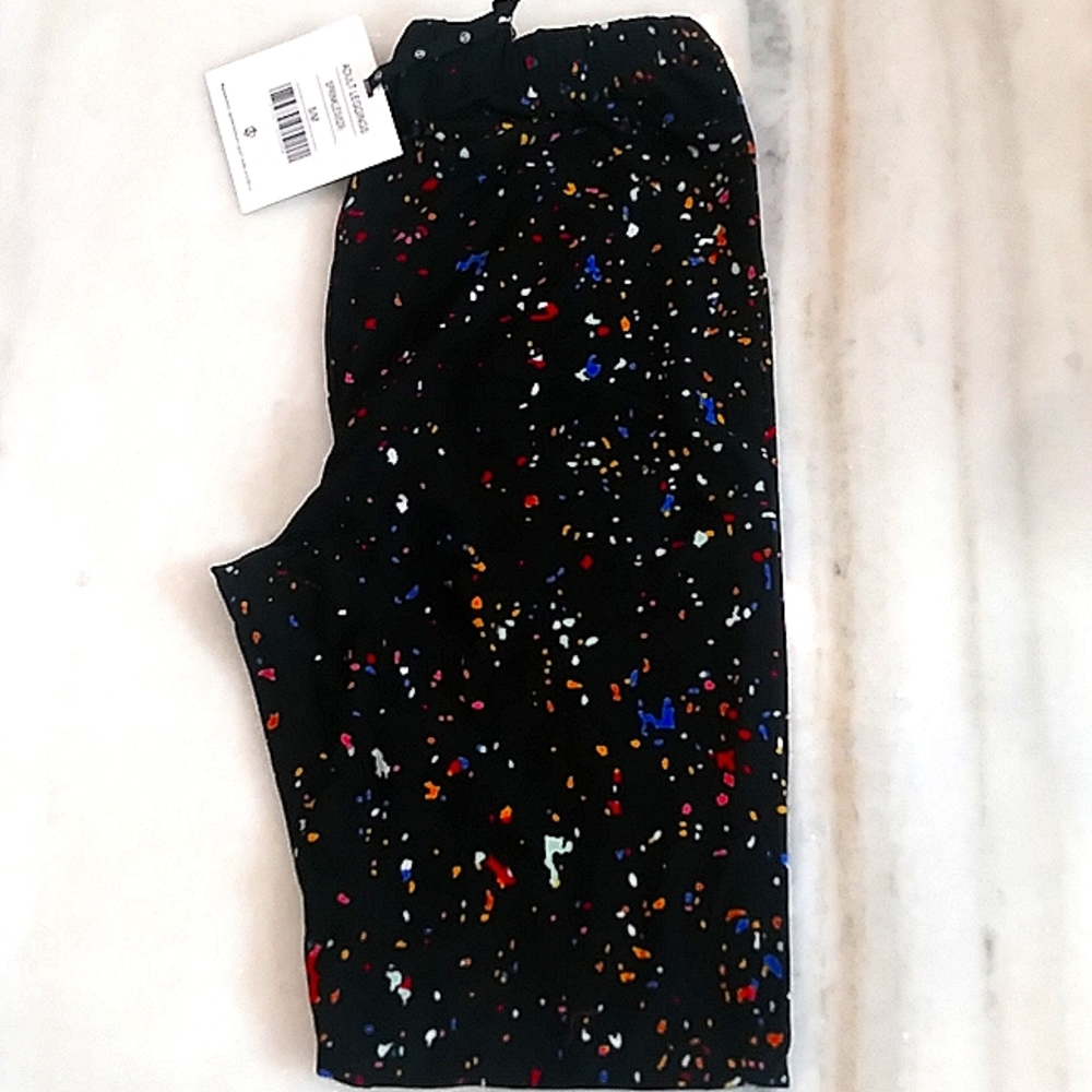 Agnes & Dora Leggings S/M baby suede sprinkles NWT